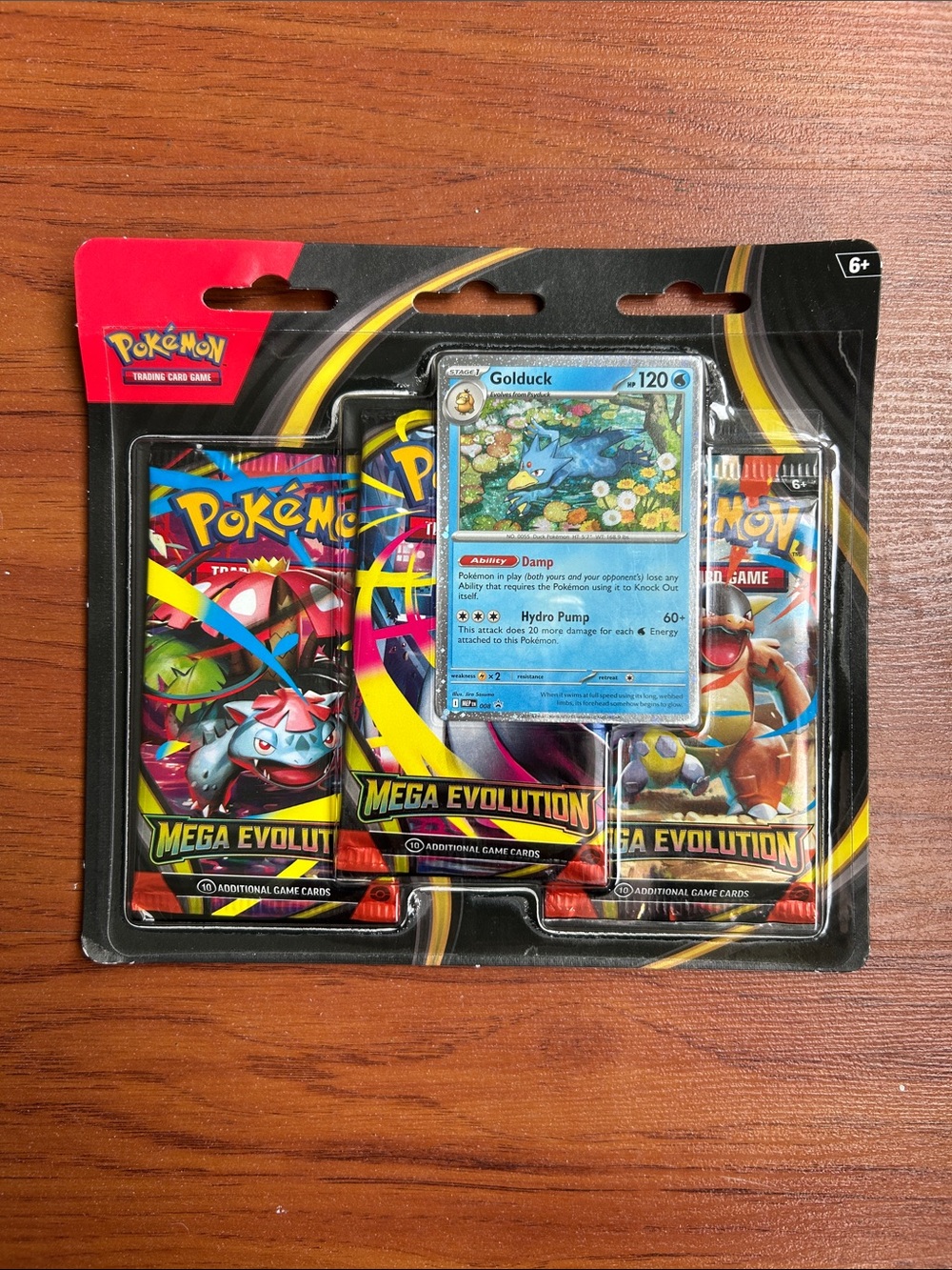 Pokemon Mega Evolution Booster Pack Set with Blue Golduck Card